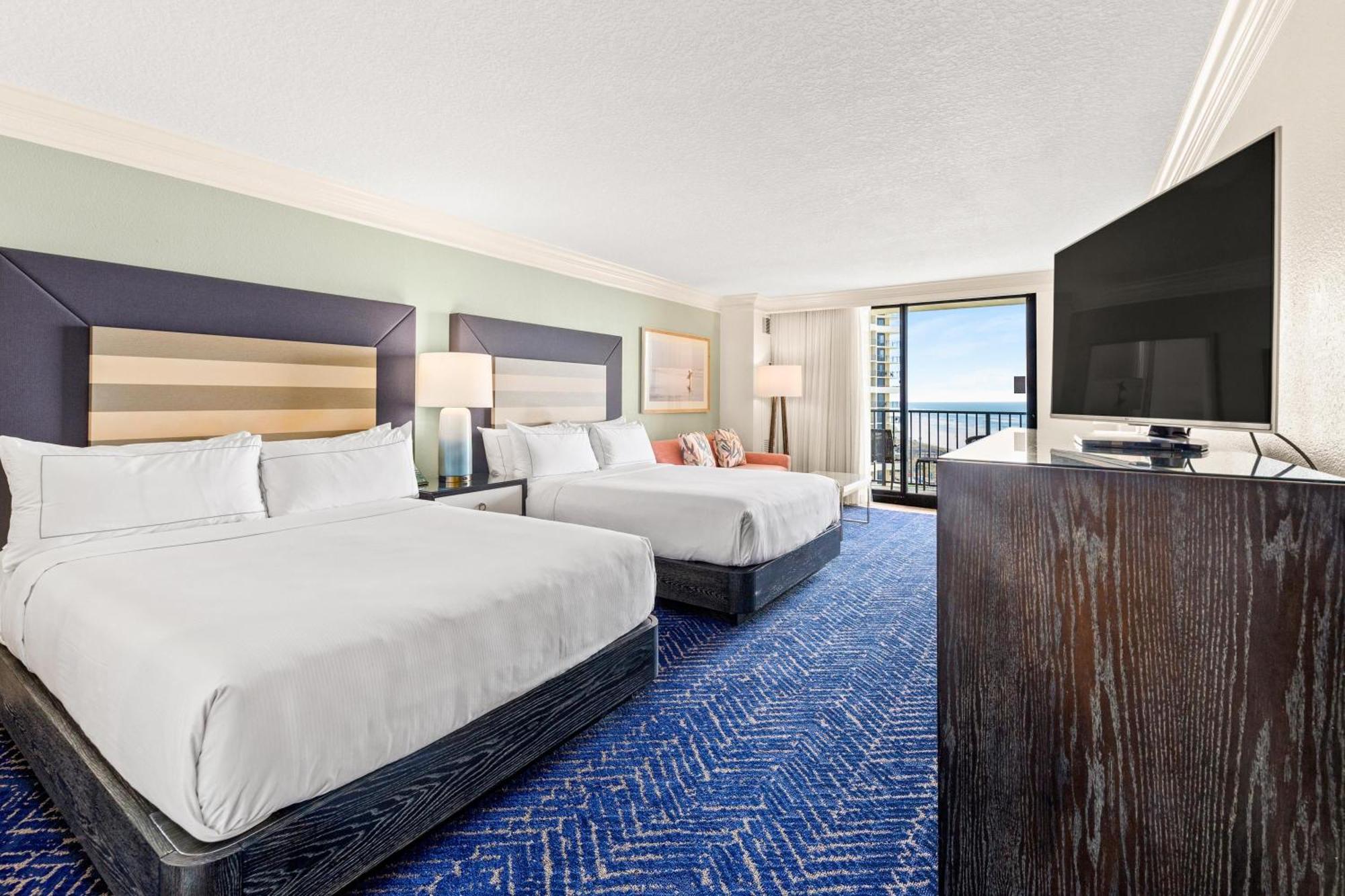 Queen Room Sofa Bed Beach View